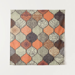 Tenture Mandala coloré : Patchwork Islamique Sans Seamless