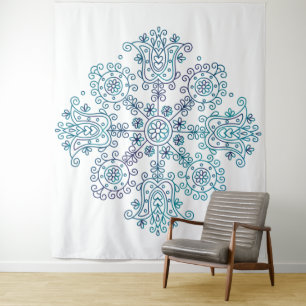Tenture Mandala Floral