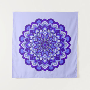 Tenture Mandala Floral Violet