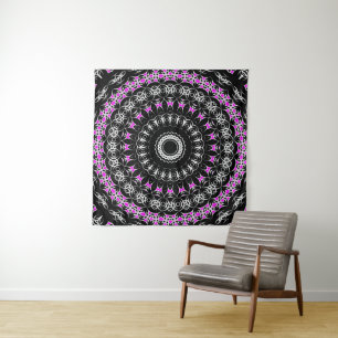 Tenture Mandala Tribal Celtique (Rose)