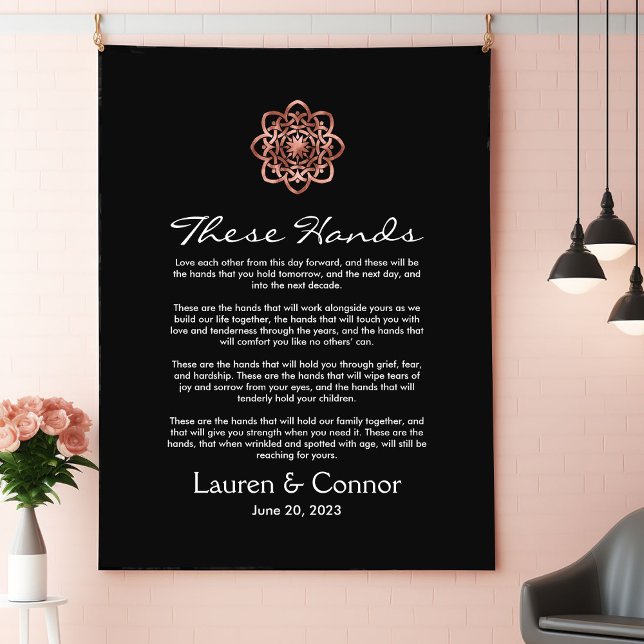 Tenture Manipulation du Mariage irlandais Keepsaké Celtic  (Handfasting Irish wedding vows keepsake)