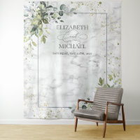 Marbre de verdure de eucalyptus bleu poussiéreux é