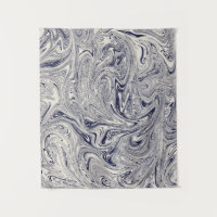 Marbre tourbillon bleu et blanc