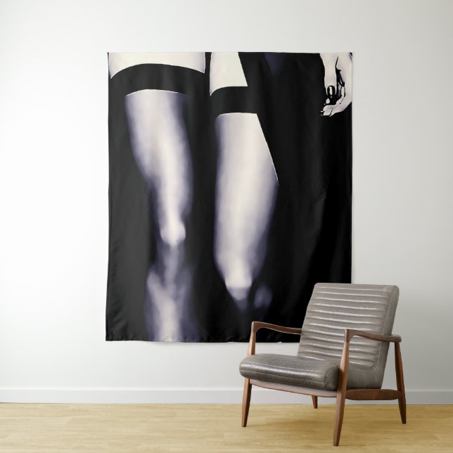 Tenture Marche sexy, fille parfaite en bas, art chaud (En situation)