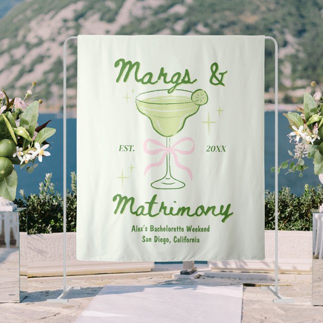 Tenture Margs & Matrimony Décor de fond pour enterrement d (Créateur téléchargé)