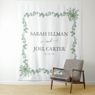 Tenture Mariage au Eucalyptus