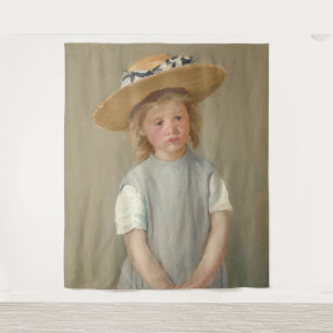 Tenture Mary Cassatt - Enfant au chapeau de paille