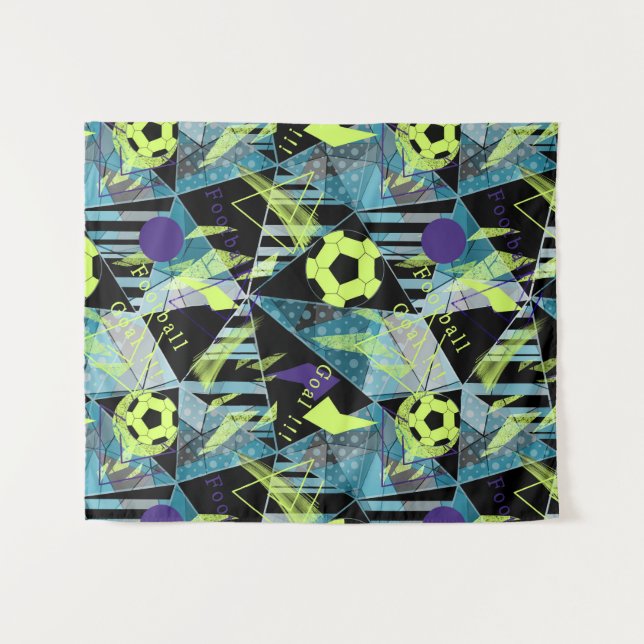 Tenture match de football (Devant (Horizontal))