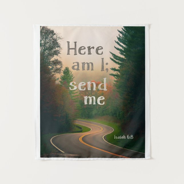 Tenture Me voici - Tapestry (Devant)