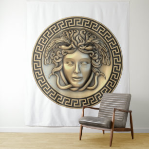 Tenture Medusa Gold Wall Art