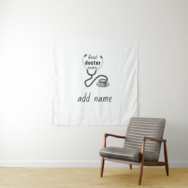 Tenture Meilleur Docteur jamais apprécié le plus grand Doc (En situation)