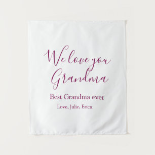 Tenture meilleure grand-mère toujours grands-parents cadea