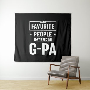 Tenture Mens Cadeaux Mes Favoris Appelez-Moi G-Pa