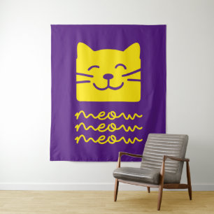 Tenture Meow Meow