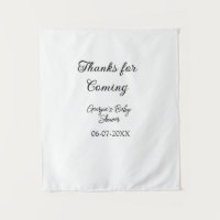Merci d'être venu à la baby shower moderne simple 