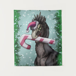Tenture Merry Christmas Dinosaur