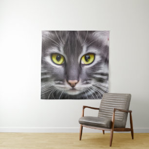Tenture Merveilleux portrait de chat