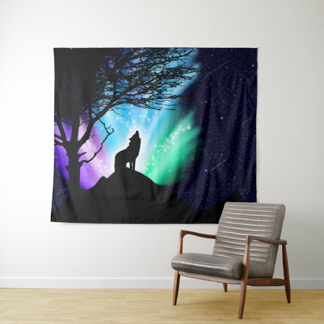 Tenture Midnight Howl (En situation (horizontale))