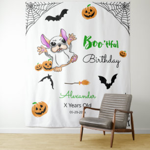 Tenture Mignons fantômes citrouille Halloween Anniversaire
