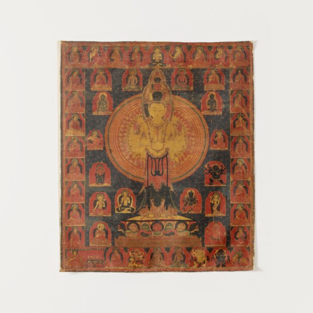 Tenture Mille Armés Chenresi Avalokiteshvara (Devant)