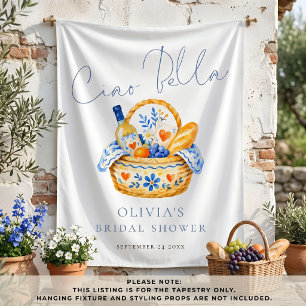Tenture Minimaliste Italien Ciao Bella Panneau Mariage