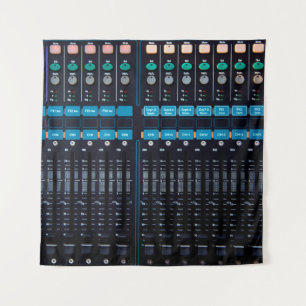 Tenture mixeur audio Studio, équipement technologique pour