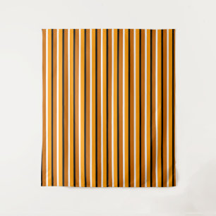 Tenture Modèle de bande orange brun