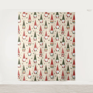 Tenture Modèle de fête de gnome de Noël