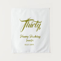 modèle or 30e anniversaire ajouter nom date année