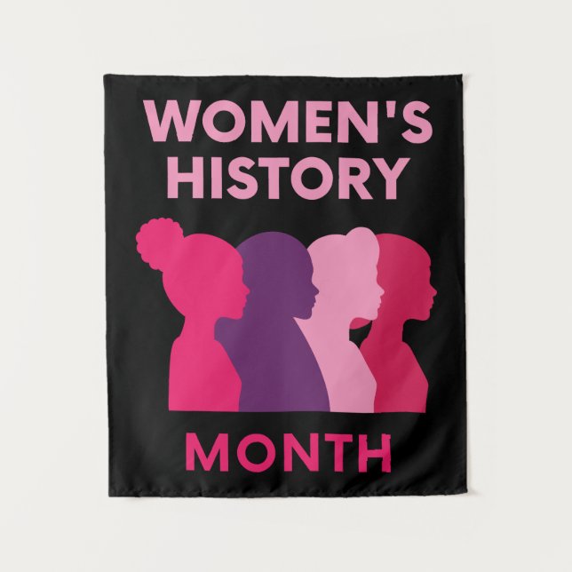 Tenture Mois de l'histoire des femmes (Devant)