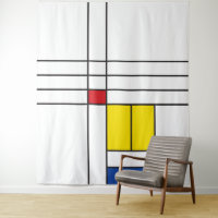 Mondrian II Minimum De Stijl Modern Art Design