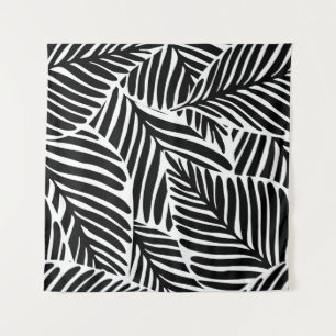 Tenture Monochrome Jungle Motif géométrique sans couture