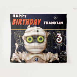 Tenture Monster Thème Anniversaire de enfant fond