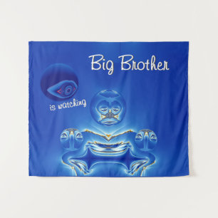 Tenture Montres Big Brother Surreal Signe des temps