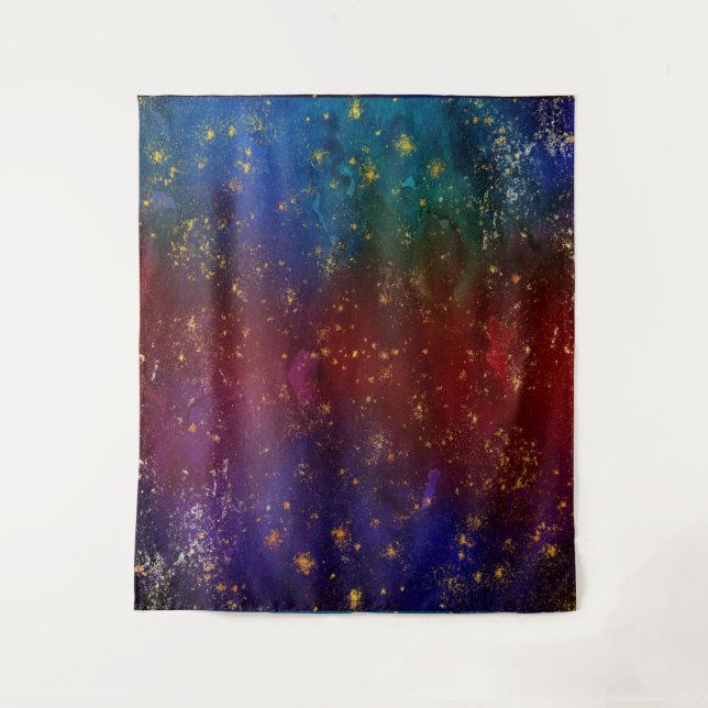 Tenture Moody Ombre | Fond Psychedelic Grunge Stardust (Devant)
