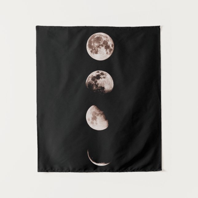 Tenture Moon Phases Wall Art – Celestial Home Decor (Devant)
