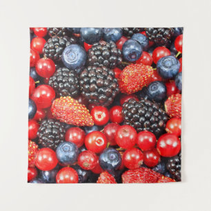 Tenture Mosaïque Arrière - plan Berry-Fresh