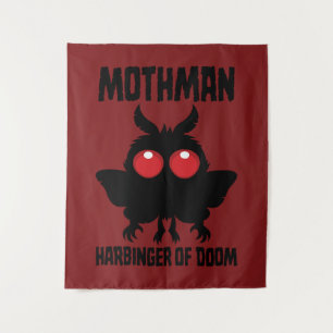 Tenture Mothman - Héraut Mignon et Sombre de la Fatalité