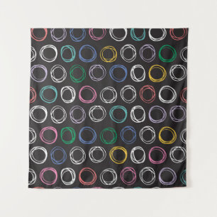 Tenture Motif à main avec lignes brossées sans soudure