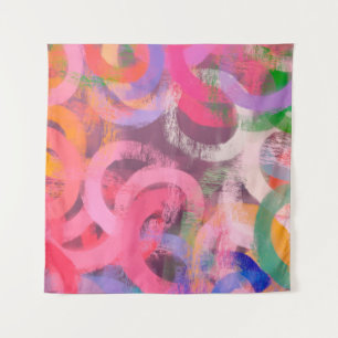Tenture Motif abstrait fait main. Art moderne