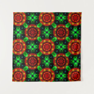 Tenture Motif Abstrait Floral Moderne Bohème Élégant #504