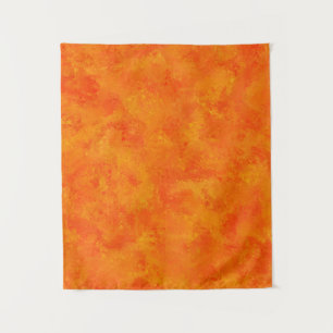 Tenture Motif Abstrait orange