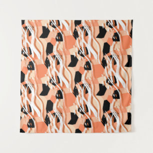 Tenture Motif abstrait sans couture avec pêche