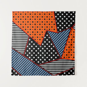Tenture motif créatif sans couture avec compositi géométri