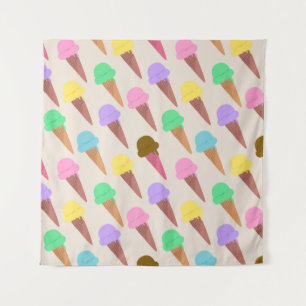 Tenture Motif crème glacée