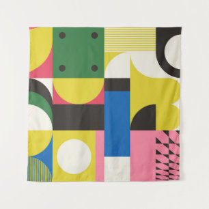 Tenture Motif d'art néo-moderniste réalisé avec g abstrait