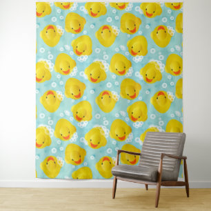 Tenture Motif de bain canards en caoutchouc