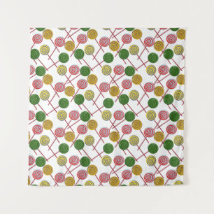 Tenture Motif de bonbons Motif de sucettes sucette 24