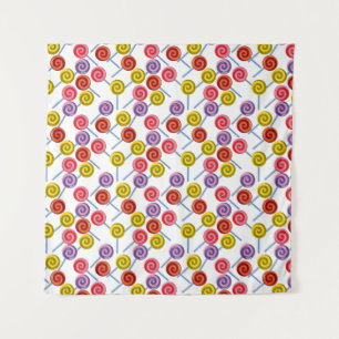Tenture Motif de bonbons motif Lollies lollipop 2