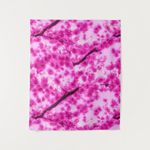Tenture Motif de fleurs de cerisier d'aquarelle